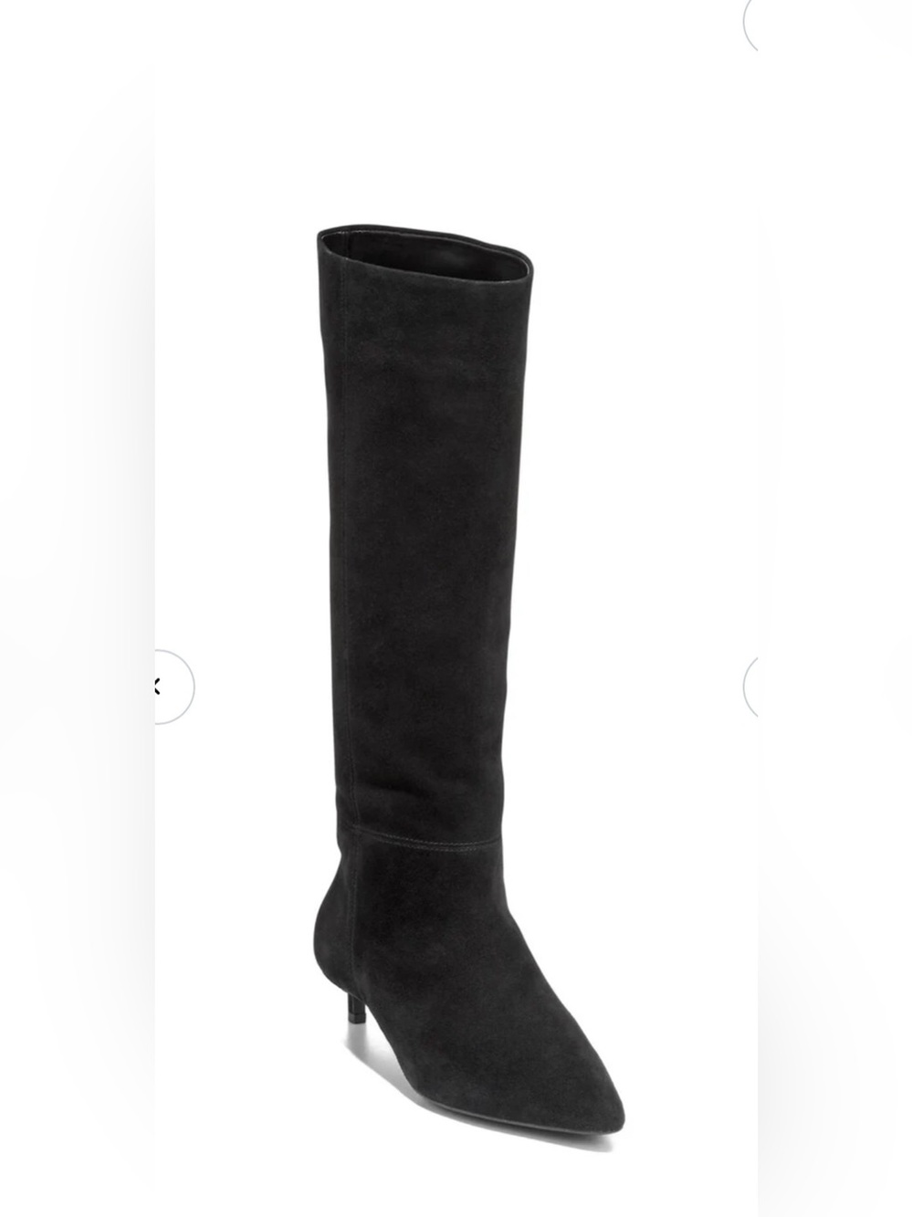 Cole Haan Black Over-the-Knee Suede Boots